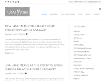 Tablet Screenshot of janemeansblog.com